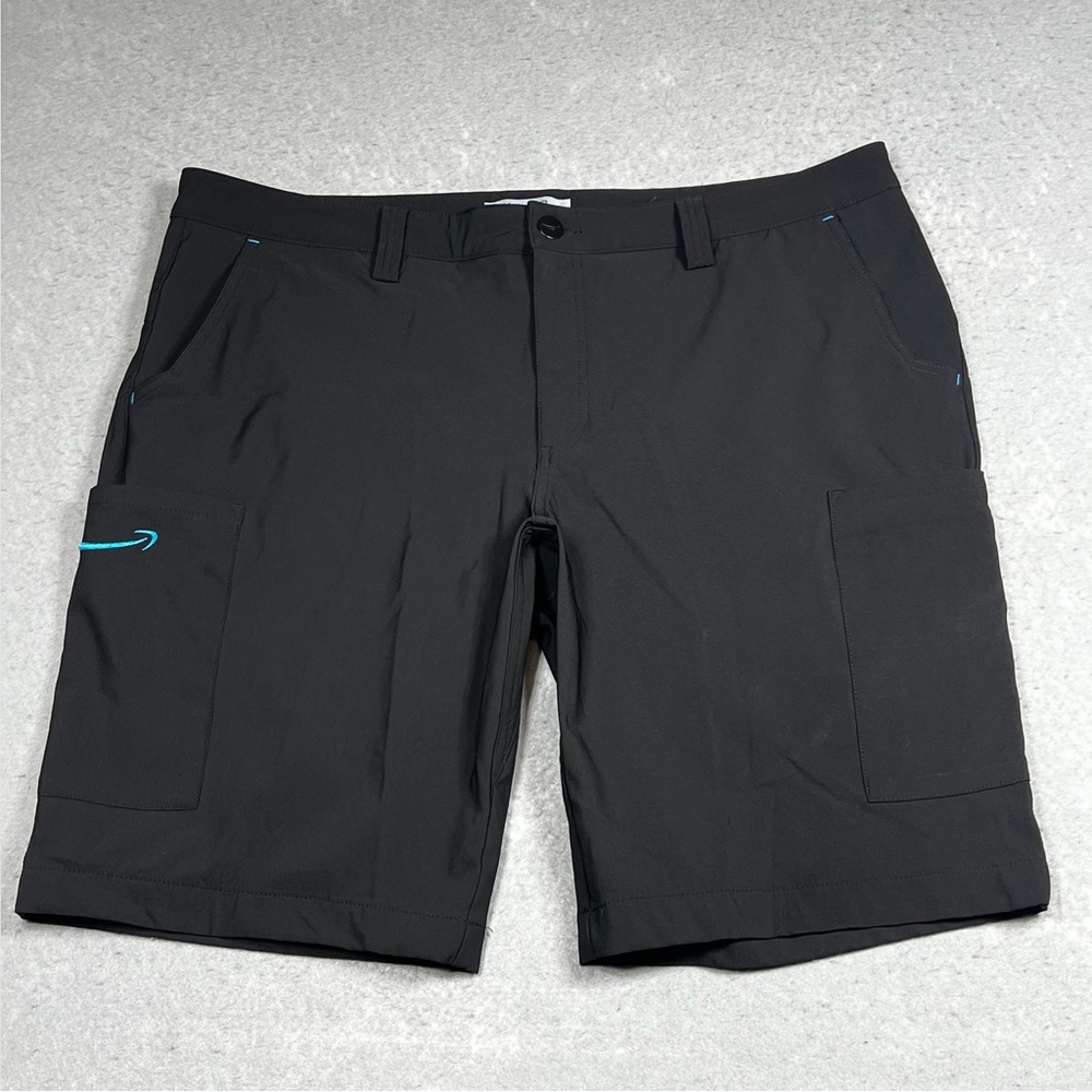 Amazon Employee Shorts Mens XL 36-38 Black Performance Stretch Cargo